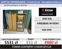 KLOSE - K40 SOL - kredens wysoki